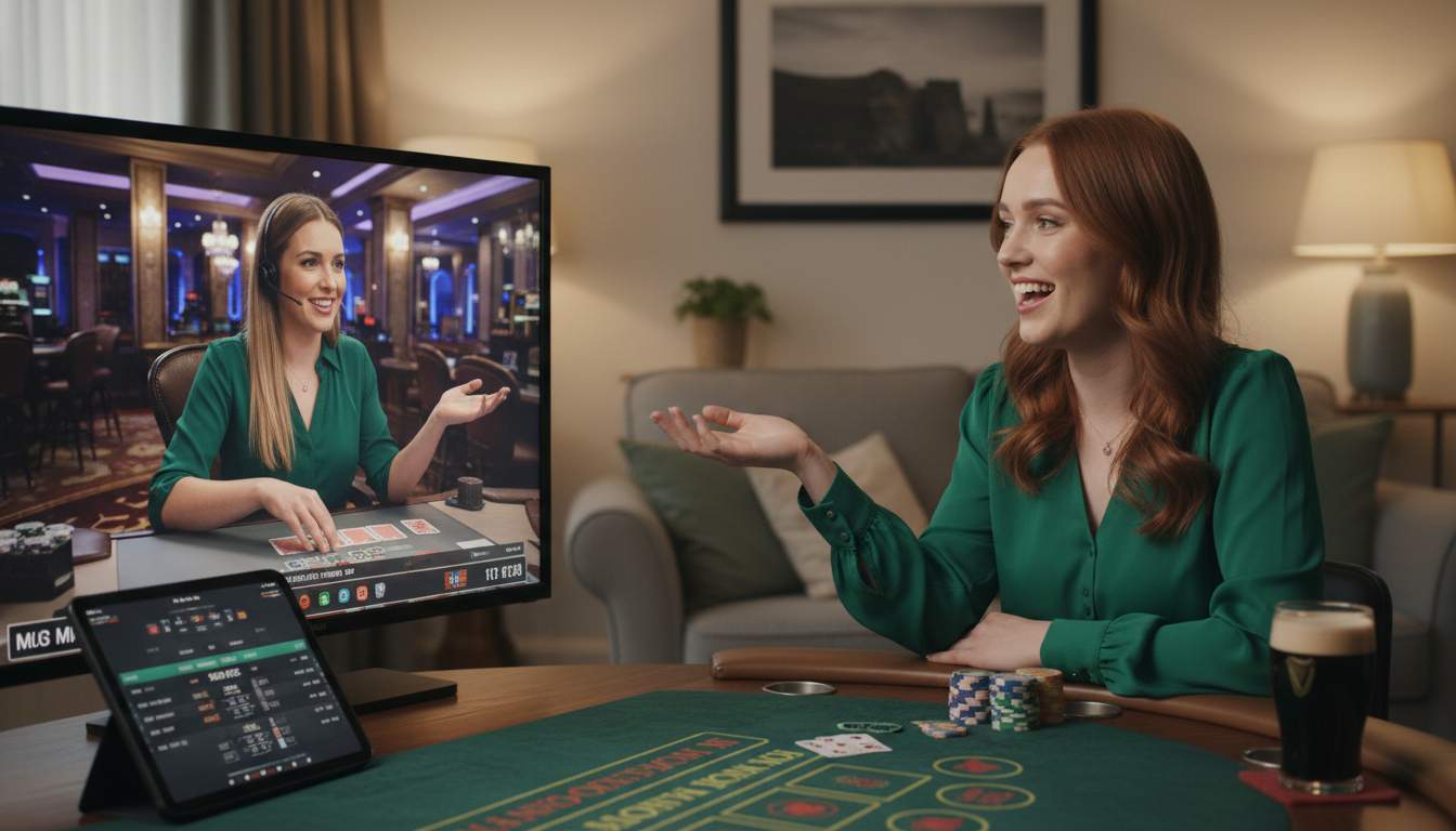 Live casino games with professional dealers